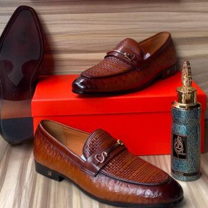 Black Leather Loafers
